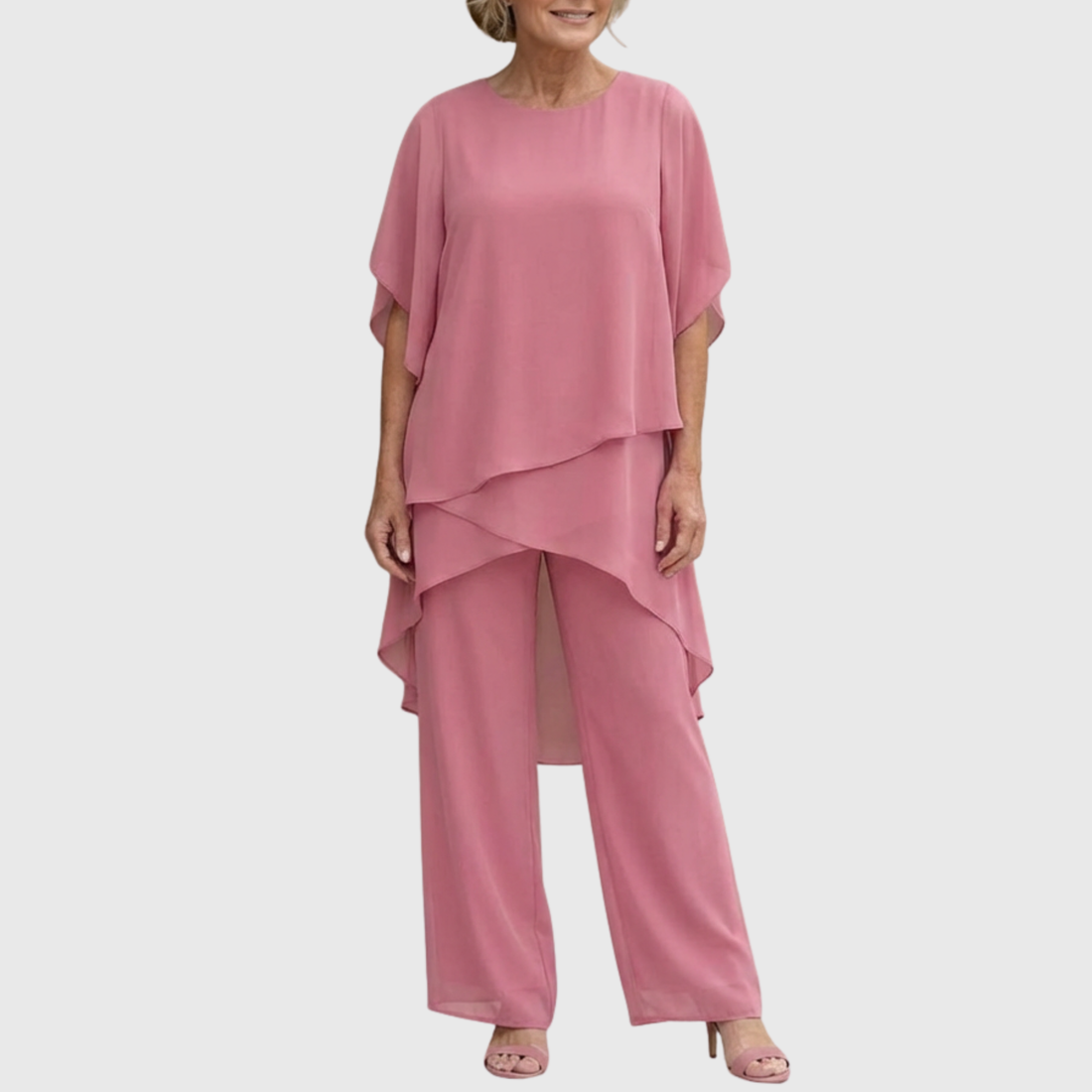 Linda Suit with Draped Palazzo Pants Co-ord – Whitemore & Daughters