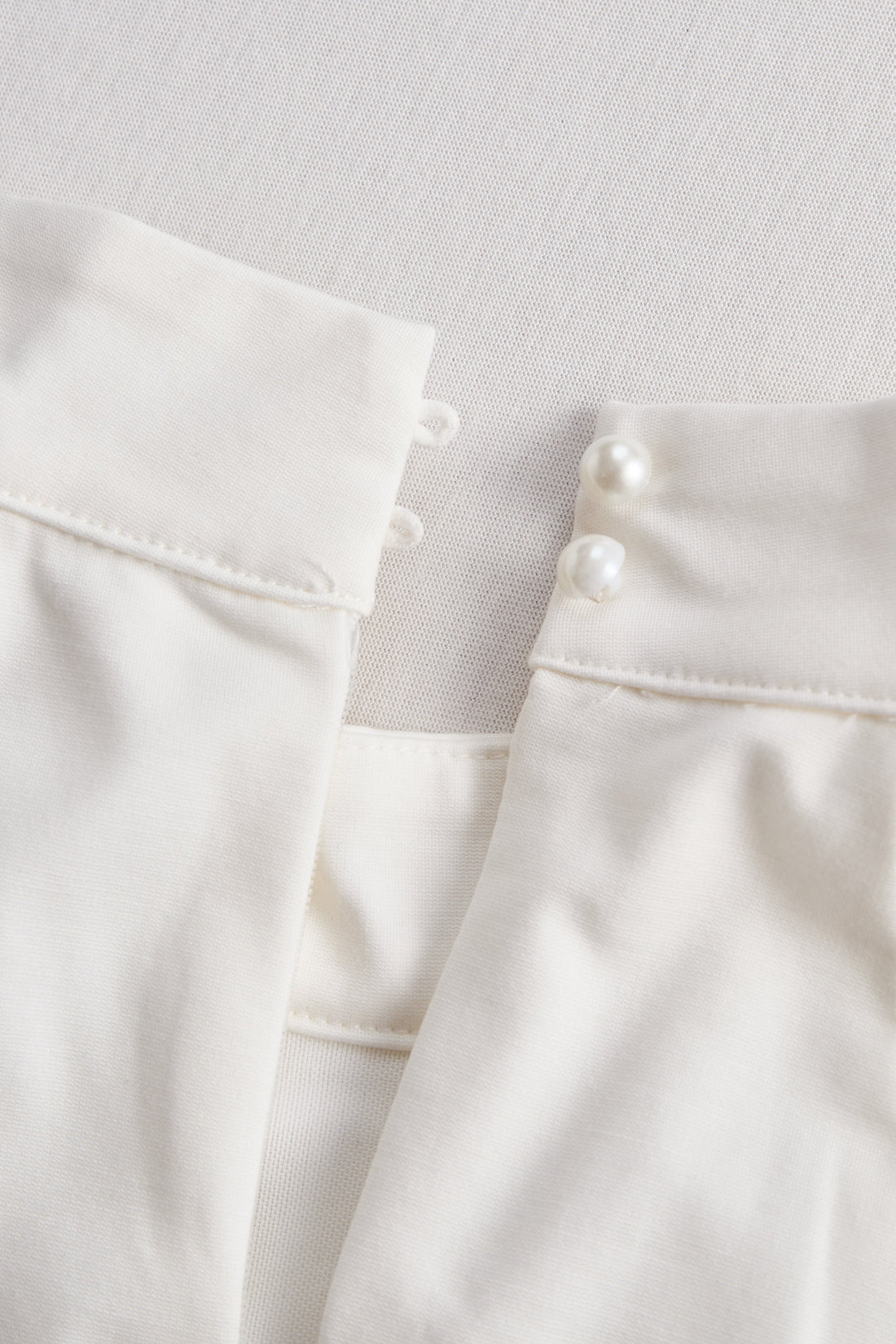 Whitemore & Daughters - Midi Dress: Halter-Neck Sheath Dress with Belted Waist