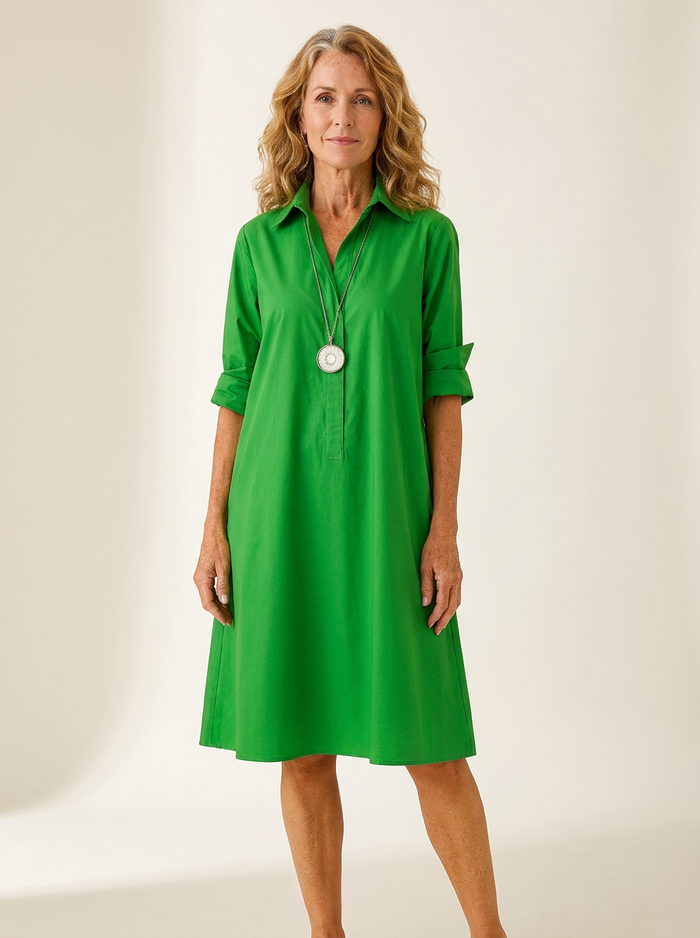 Isabella | Timeless Silk Midi Dress