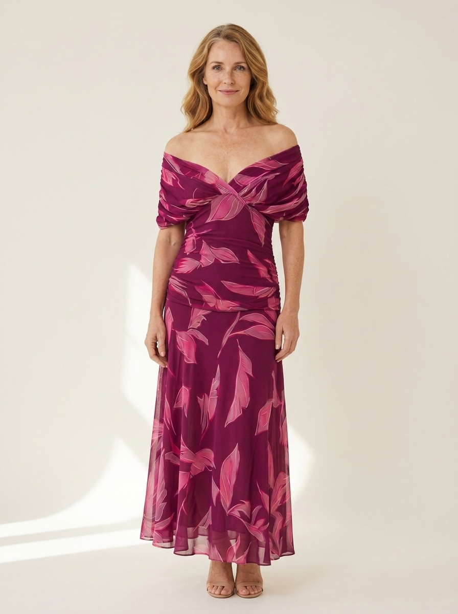Celeste | Elegant Leaf Dress