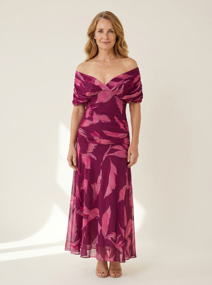 Celeste | Elegant Leaf Dress