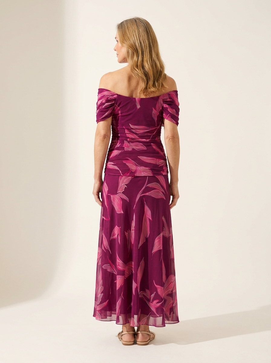 Celeste | Elegant Leaf Dress