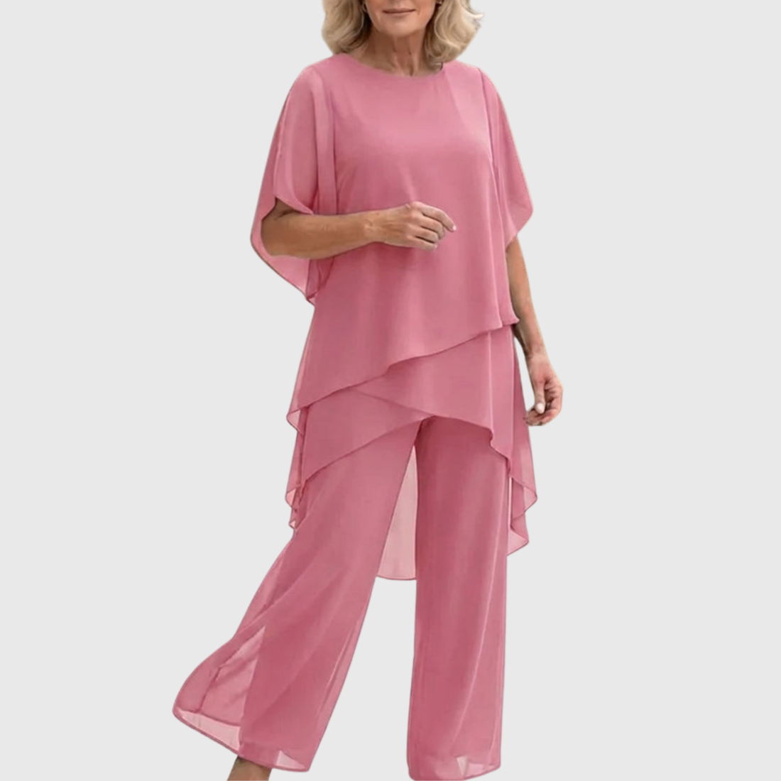 Linda Suit with Draped Palazzo Pants Co-ord – Whitemore & Daughters