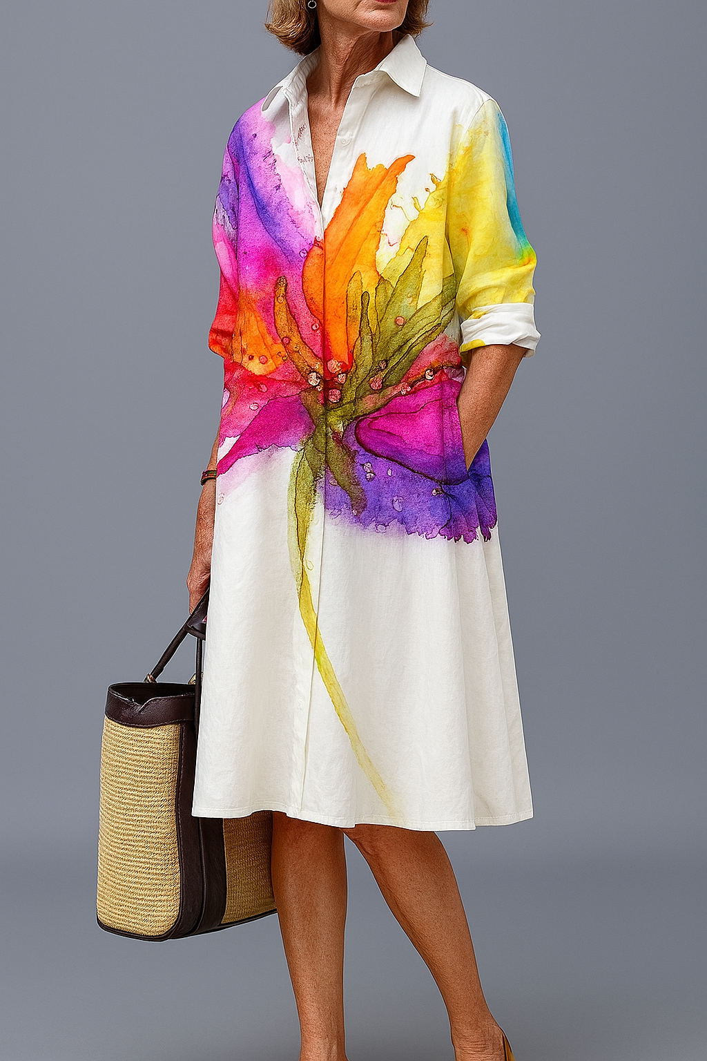 Lydia | Elegant Midi Dress