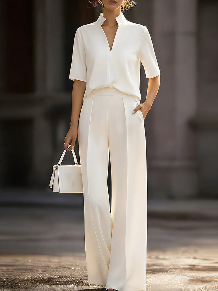 Ivory Wide-Leg Co-ord – Whitemore & Daughters