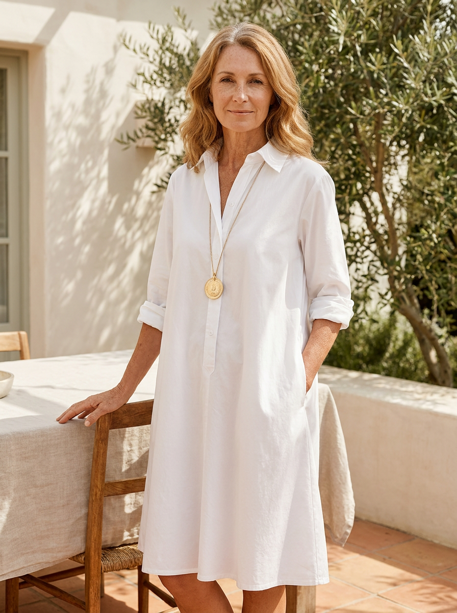 Sarah - Sophisticated Silk Midi Dress