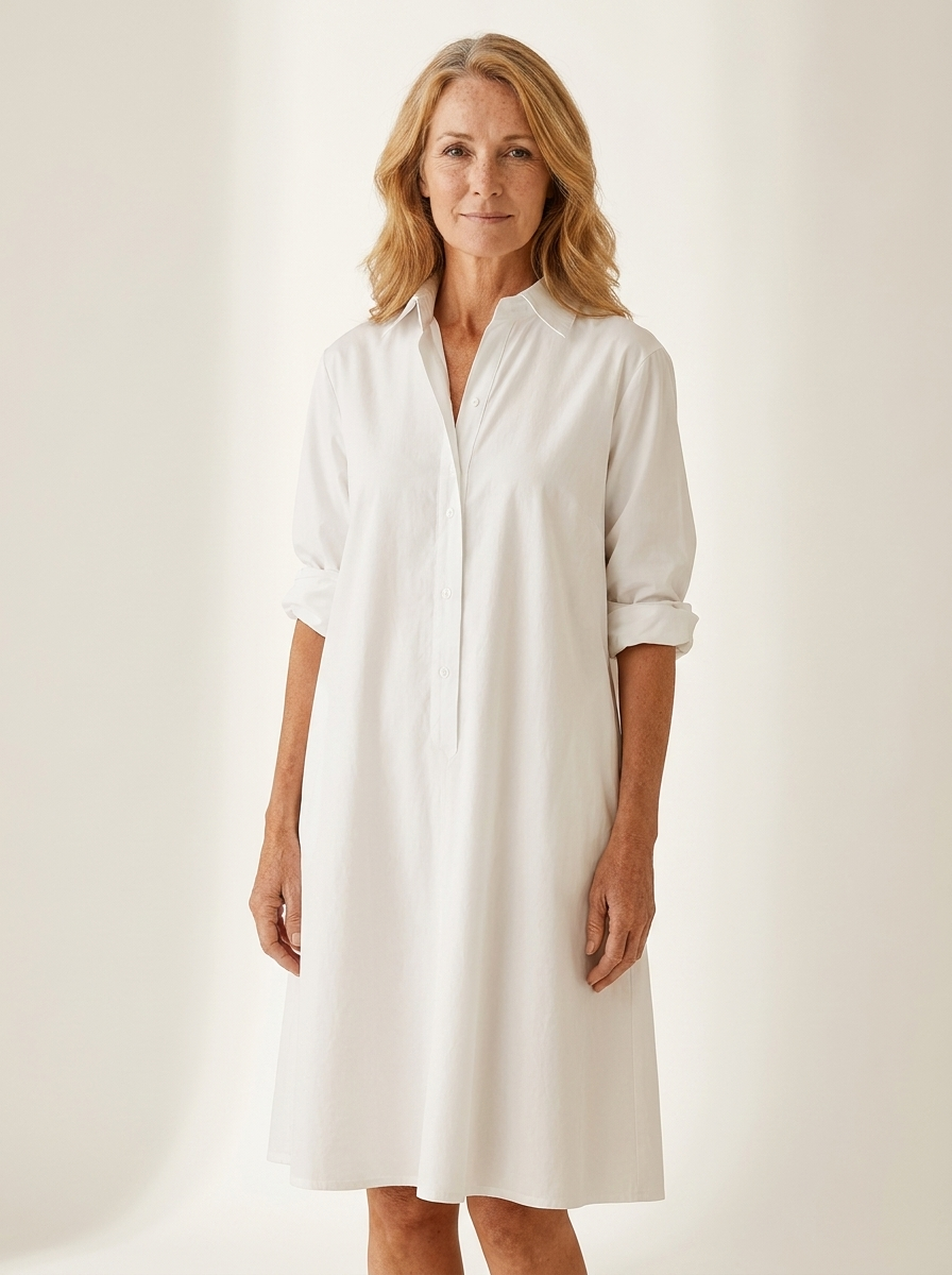 Sarah - Sophisticated Silk Midi Dress