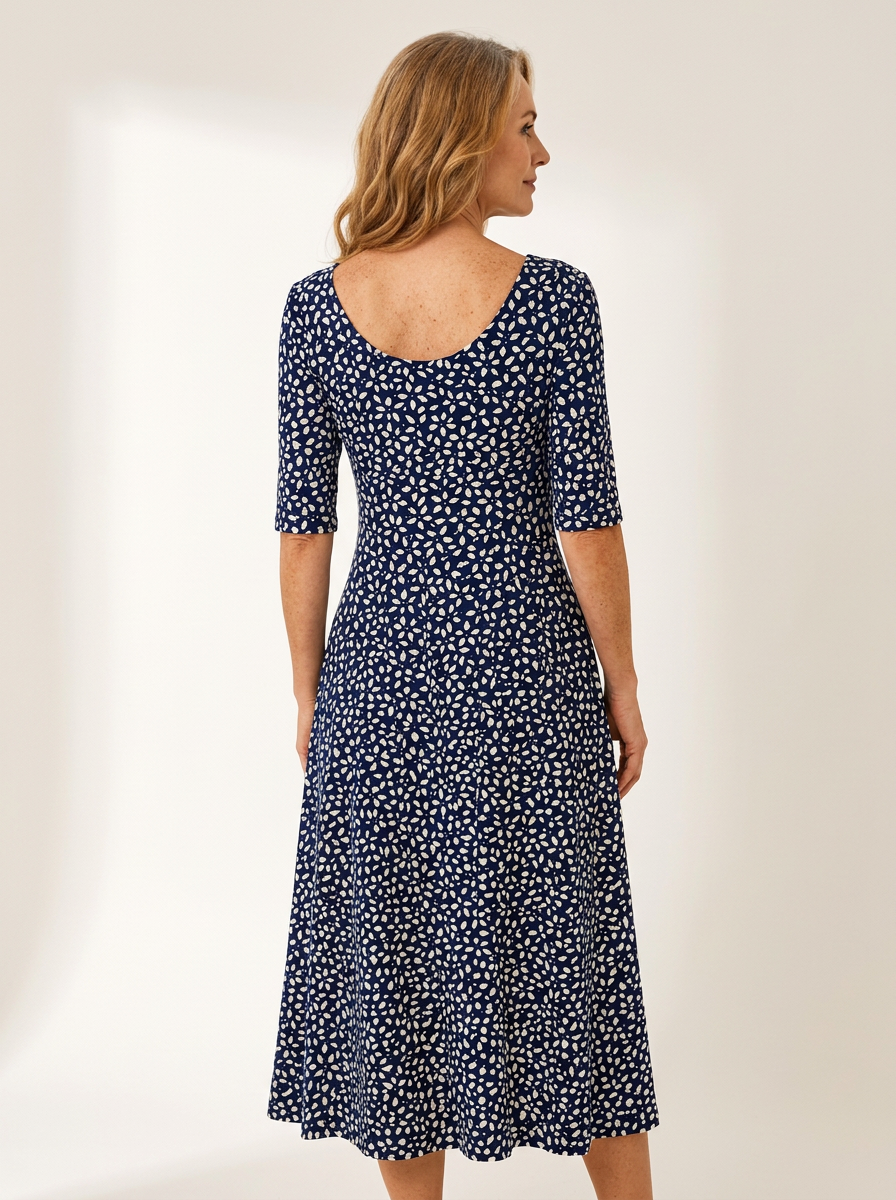 Midnight Bloom Pocket Maxi Dress