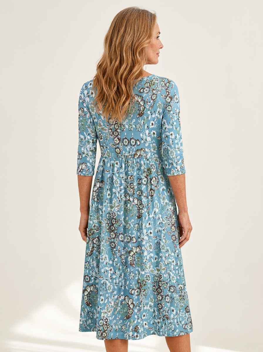 Coastal Garden Pocket Maxi Dress