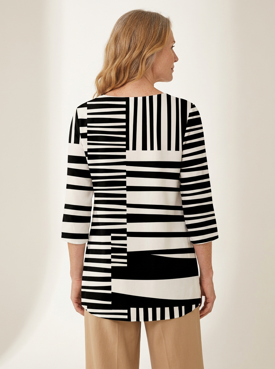 Sophie | Long Blouse with V-Neck