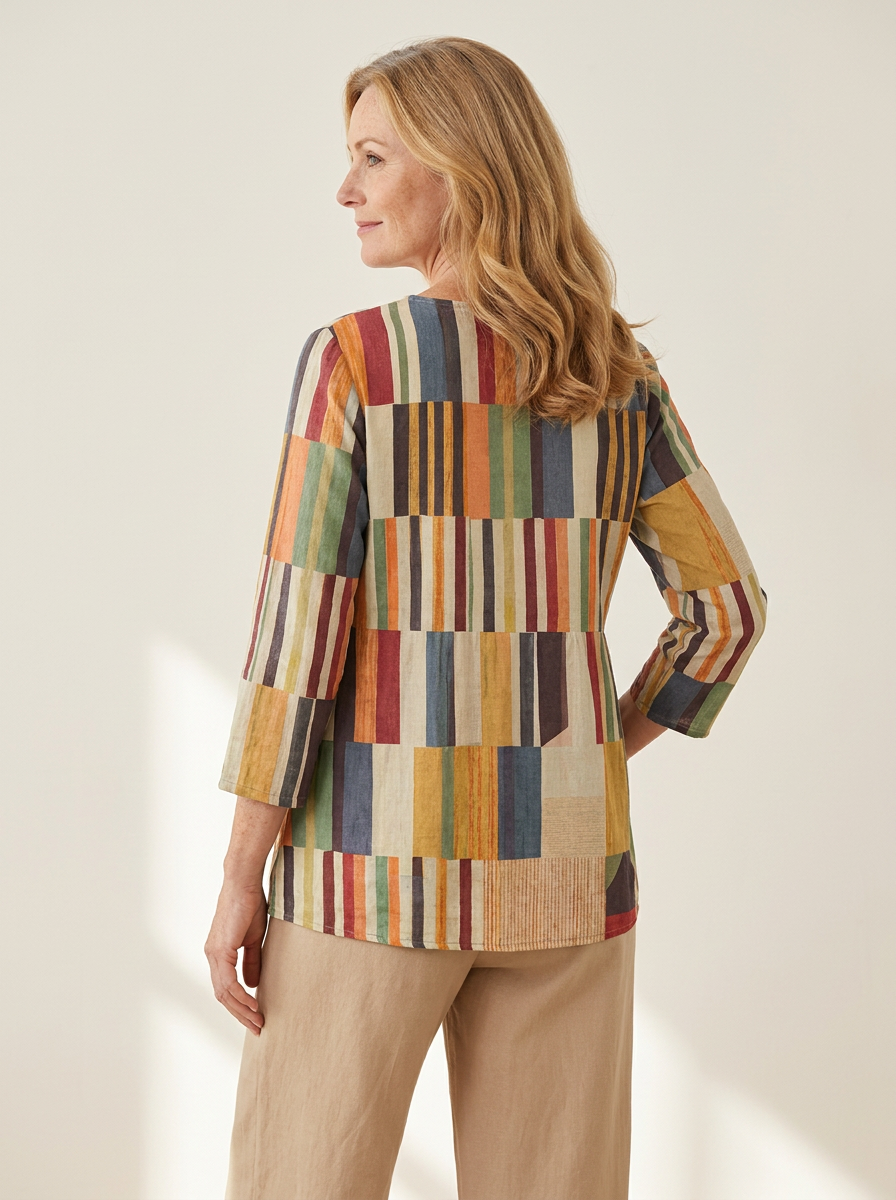 Chloe | Long Blouse with V-Neck