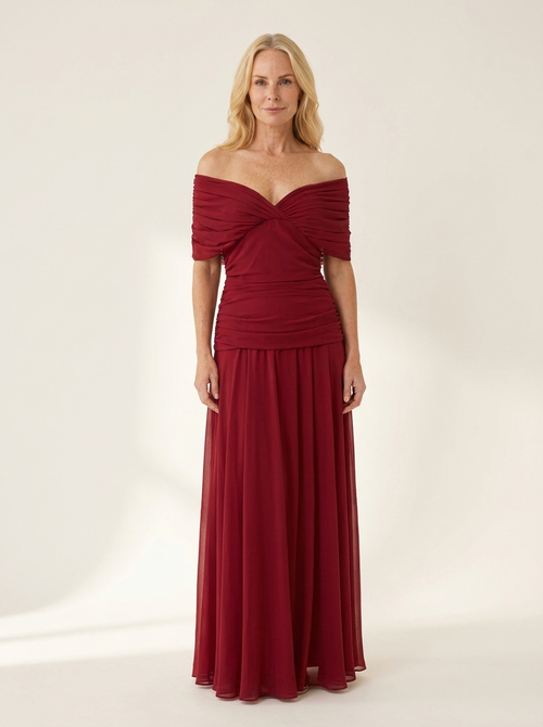 Harper | Elegant Red Dress