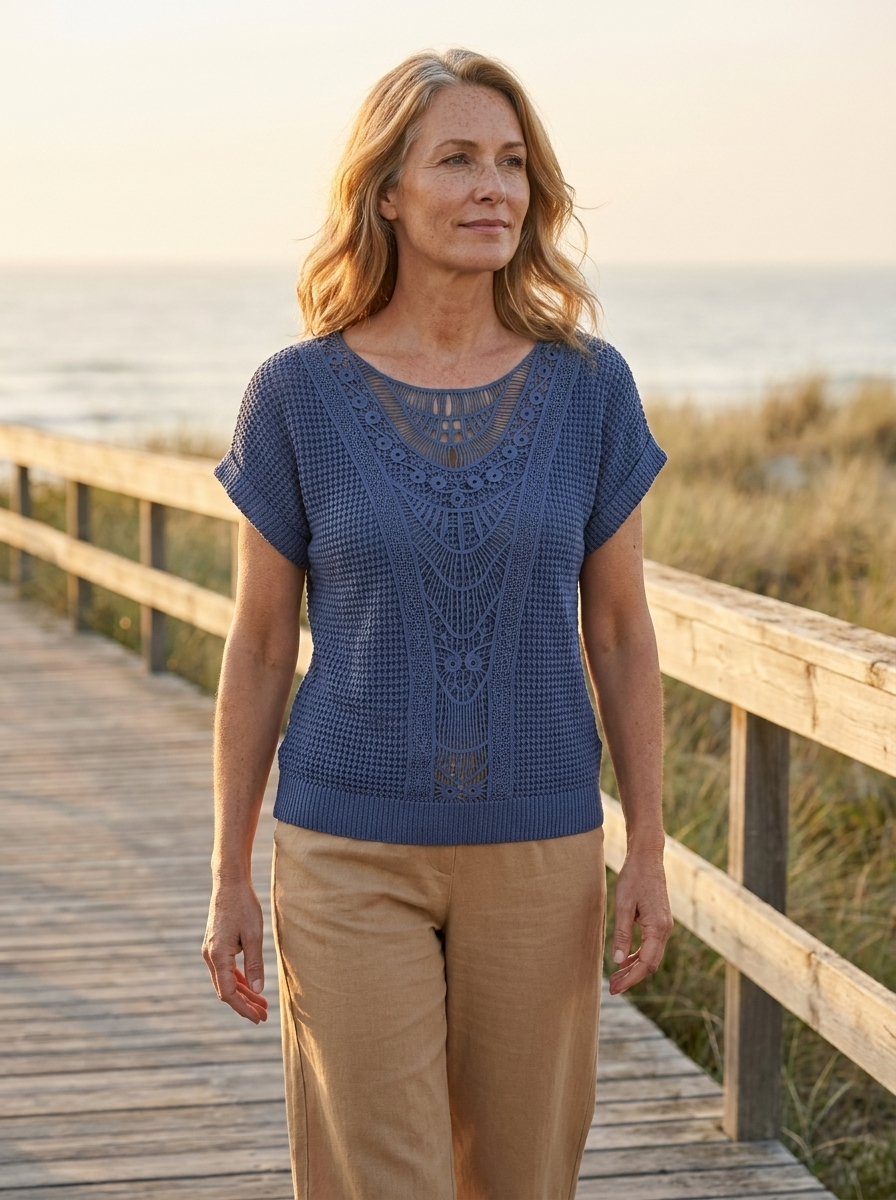 Piper | Detailed Knitted Top
