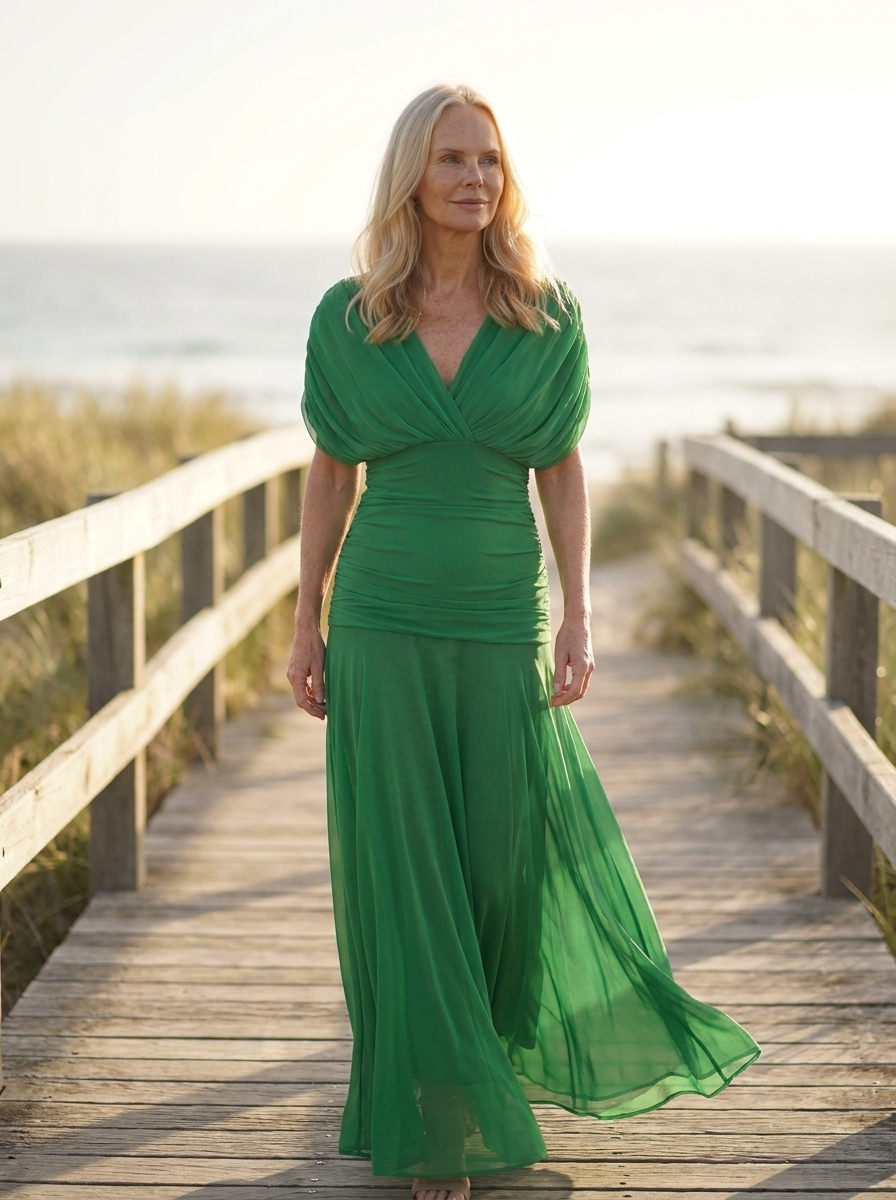 Sienna | Elegant Green Dress